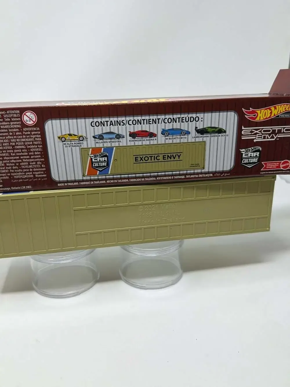 Hot Wheels Premium Car Culture Exotic Envy Container Set
